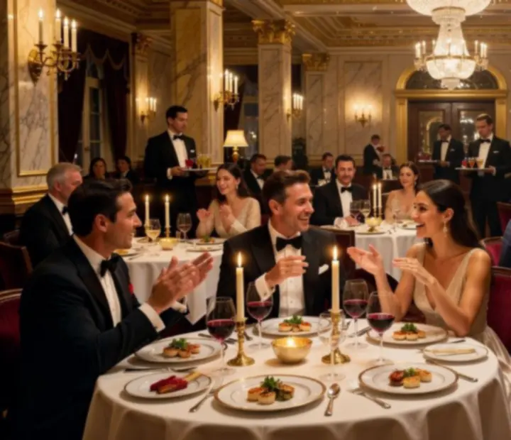 Atmospheric interiors and nightlife at SuitedUpGrill restaurant and poker lounge